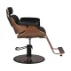 Gabbiano Florencja Hairdressing Chair, Black/Walnut