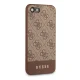 Guess 4G Stripe dėklas, skirtas Apple iPhone 7 / 8 / SE (2020/2022), rudas