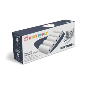 Kidywolf Kidyroll Thermal Paper Rolls for Kidyprint 5 pcs.