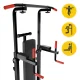 Multifunctional Pull-Up Bar Power Tower with Bench 4FIZJO PRO+