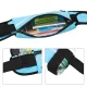 Running Belt with Pockets, Blue