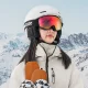 Vaikiški slidinėjimo akiniai Qunature Black (dydis M/L), juodi