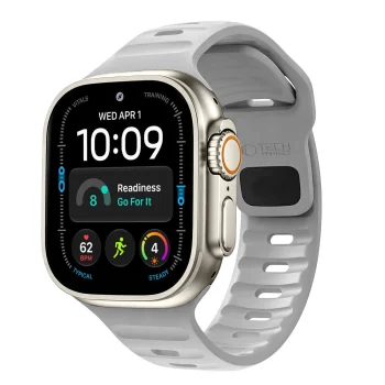 Tech-Protect Silicone Line dirželis Apple Watch 44 / 45 / 46 / 49 mm, Lunar Gray