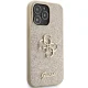 Apple iPhone 13 Pro 6.1\'\' Glitter Script Big 4G Case Cover, Gold
