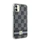 DKNY iPhone 11 / XR dėklas IML Checkered MagSafe, juodas