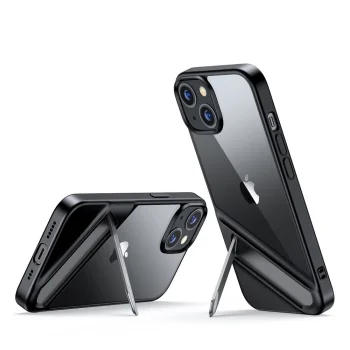 Dėklas Ugreen LP634 skirtas iPhone 14 Plus su kojele, skaidrus