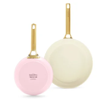 GreenPan Padova Reserve 2 dalių keptuvių rinkinys 20 ir 26 cm, rausvas