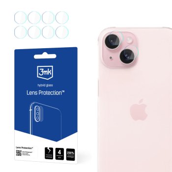 3Mk Lens Protection™ hibridinis kameros apsauginis stiklas Apple iPhone 15