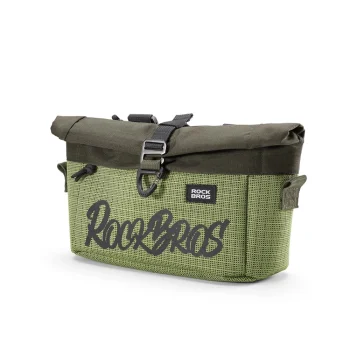 Rockbros W020-1 Foldable Handlebar Bicycle Bag 2.8-4.6L - Green