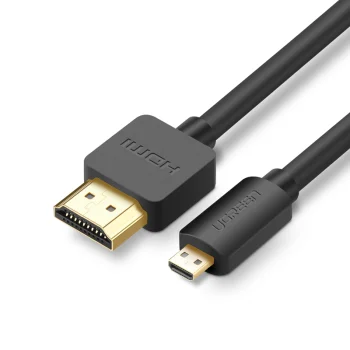 Ugreen HD127 Micro HDMI į HDMI 2.0 laidas 4K 60Hz, 1 m, juodas