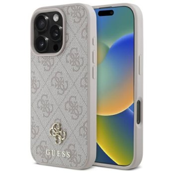 Guess 4G Small Classic MagSafe Phone Case Cover iPhone 16 Pro Max - Pink