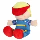 Mokomoji medžiaginė lėlė rengimosi mokymuisi Berniukas 48 cm
