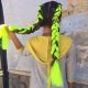 Soulima Synthetic Hair for Braids, Neon Colors, 60 cm