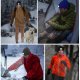 Rechargeable LED Beanie Hat with Light, Orange