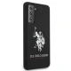 Samsung Galaxy S21+ Plus (SM-G996B) US Polo Silicone Logo Case Cover (USHCS21MSLHRBK), Black