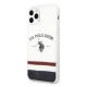 Apple iPhone 11 Pro 5.8\'\' US Polo Tricolor Pattern Collection Case Cover (USHCN58PCSTRB), White