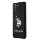 Samsung Galaxy S21+ Plus (SM-G996B) US Polo Silicone Logo Case Cover (USHCS21MSLHRBK), Black
