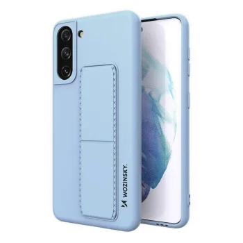 Wozinsky Kickstand Case dėklas su stovu Samsung Galaxy S21+ 5G, šviesiai mėlynas
