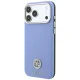 Guess Grained Round Strass Logo MagSafe dėklas telefonui iPhone 18 Pro Max / 17 Pro Max, juodas