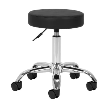 ACTIVESHOP AM-310v Cosmetic Stool, Black
