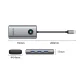 Dokavimo stotelė Orico PW11 6-in-1 USB-C HDMI 4K RJ45 2.5G PD 100W pilka