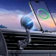 Wozinsky WCT5-6S4Y automobilinis laikiklis su Qi MagSafe 15W įkrovikliu, juodas