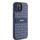 DKNY dėklas iPhone 15 / 14 / 13 telefonui Mono Stripe & Metal Logo, mėlynas
