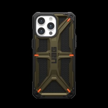 UAG Monarch dėklas, skirtas iPhone 15 Pro Max, žalias (Kevlar)