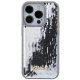 Guess dėklas iPhone 15 Pro Max telefonui Sequin Script Metal, sidabrinis