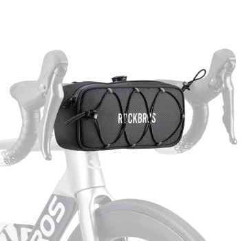 Rockbros TL001 ROAD TO SKY Waterproof Handlebar Bike Bag 1.9L - Black