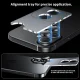 Apsauginis kameros stiklas Tech-Protect Camring Fit+ iPhone 17, juodas