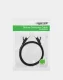 Ugreen plokščias tinklo kabelis RJ45 Cat 6 UTP, 1 Gbps, 2 m, juodas