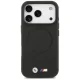 BMW M FW Metal Logo MagSafe dėklas iPhone 17 Pro Max, juodas