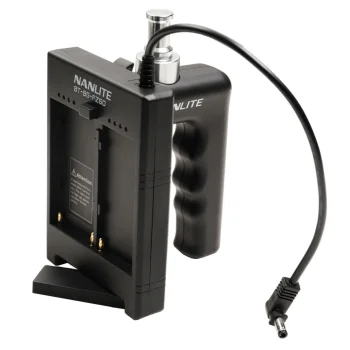 Nanlite BT-BG-FZ60 rankena-laikiklis akumuliatoriams, juoda