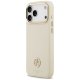 Guess Grained Strass Logo MagSafe dėklas iPhone 17 Pro Max, bėžinis