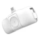 Išorinė baterija Wozinsky WF16-YCS 5000 mAh 15W su USB-C laidu ir Apple Watch įkrovikliu, balta