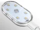 Belaidis jutiklinis 6 LED RGB automobilio salono šviestuvas