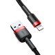 Baseus Cafule USB į Lightning laidas, 1.0 m, 2.4A, Raudonas/Juodas