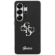 Guess Fixed Glitter Big 4G dėklas Samsung Galaxy S26 Ultra, juodas