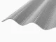 Profiliuotas polikarbonato lakštas DIAMOND SINUS 2.8 mm, 1.045x3 m, pilkas