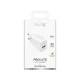 Puro PROLITE 10W USB-A sieninis įkroviklis, baltas