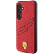 Ferrari dėklas Samsung Galaxy S24+ telefonui Big SF Perforated, raudonas