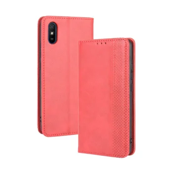 Atverčiamasis dėklas Xiaomi Redmi 9A, raudonas