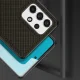 Dux Ducis Fino dėklas Samsung Galaxy A73 su nailono apdaila, žalias