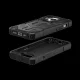 UAG Monarch Pro MagSafe dėklas iPhone 15 Pro telefonui, juodos anglies spalvos