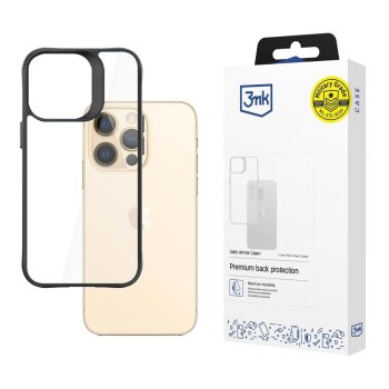 3mk Satin Armor Case+ for iPhone 13 Pro Max Black