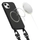 Tech-Protect MagNecklace MagSafe dėklas iPhone 14, juodas