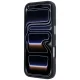 Karl Lagerfeld Grained Mono Resin Logo MagSafe dėklas iPhone 17 / 18 Pro Max, juodas