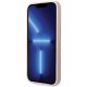 Guess 4G Big Metal Logo dėklas iPhone 15 Plus / 14 Plus, rožinis