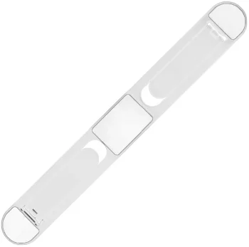 Foldable plastic laptop stand, white